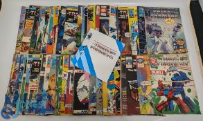 Marvel Transformers Magazines Issued in 1986 good quantity all in clean flat condition (box)