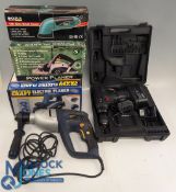 2x Boxes of Power Tools, items inc Power Craft electric planer 367 Blackspur 180-watt detail sander,