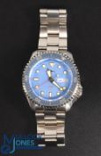 Sharkey Automatic Watch Divers Watch 200M Resist, Day Date, Stainless steel unboxed (working order
