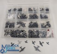 Miniature Metal WW2 Airplanes 20mm Wargaming Figures German British and Italian large quantity in