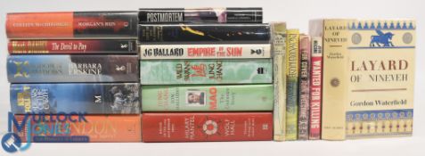 Sixteen Hardback Collectors Books – Layard of Nineveh 1963 Gordon Waterfield, Wanted For Killing