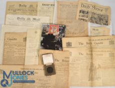 The General Strike of 1926 Newspaper Selection (#100) – featuring national & provincial, contained