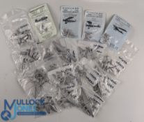 Miniature Metal Airplane Kits by Heroics & Ros Essex WW1 and WW2 planes 1/300th scale (qty)