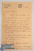 India – History – Handwritten letter dated 03.12.33 to Dhotreji by Chhotalal Vamalchand galiyara
