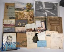 Ephemera – carton of miscellaneous ephemera in need of sorting