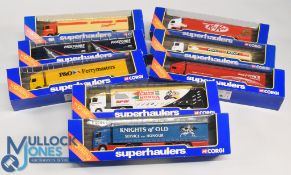 Corgi Toys Commercial Lorries 1:64 scale Superhaulers 59511 Volvo, TY86602 Scania, TY86611,
