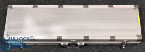 Emmebi aluminium case fitted for double Rifle with scope and with keys – size #13cm x 30cm x 100cm