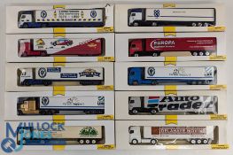 Lledo Promotional Pro Movers Models Various Articulated Lorries Advertising Victim Support x 2