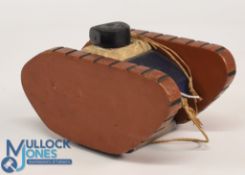 WW1 Home Made Toy Tank Constructed from wood with metal rollers for wheels and a pull-a-long string