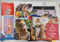 1989-1990 Glamour Calendars, Prints and Posters: to include Penthouse 1989 Perkins 1989-1990 (