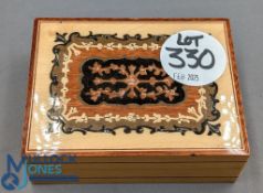 Selection of Men’s Cufflinks 4 Japanese pairs by Artita Toshikane porcelain Samurai warriors,