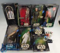 Star Wars Large 12 Inch Figures Issued in 1997-98 to include Princess Leia, battle Droid, Han