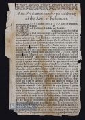 Early Scottish Broadside of 1579 - 