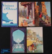 Collection of 4 unused fine menu cards c1930s. These were printed by Charles Heidsieck who