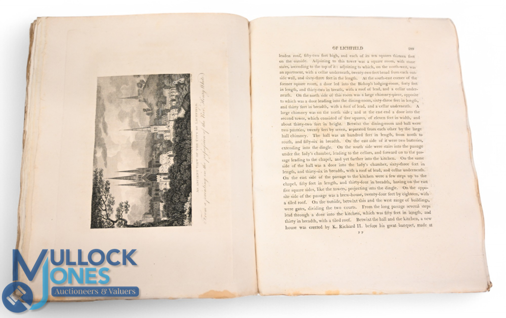 The History of The Antiquities of The Church and The City of Lichfield by Thomas Harwood printed - Image 4 of 4