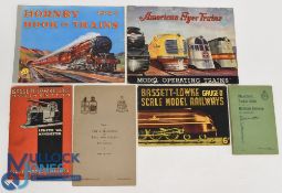 Railways and Model Railway Ephemera (6) to include American Flyer Trains 1936 - large impressive