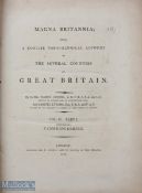 Cambridgeshire by Samuel Lysons, Keeper of his Majesty's Records 1808 - a large 296 page book,
