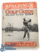 Golf Guide and How to Play by James Braid 1920. An informative 147 page book being Golf edition