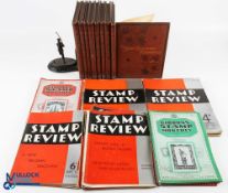 Stamp Collecting Publications - The Stamp Collector Fortnightly, 8 bound annuals vols 1901-1908,