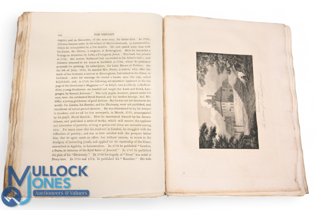 The History of The Antiquities of The Church and The City of Lichfield by Thomas Harwood printed - Image 3 of 4