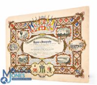 Guildhall, City of London Invitation 1891. A very attractive invitation to attend The Hygiene &