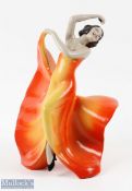 Wade 1930s figure - Carmen - mark beneath, 26cm high, loose no box, scarce figure - please note this
