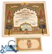 The Prince of Wales Return from Royal Tour of India. Most Beautiful Invitation to Welcome Home the