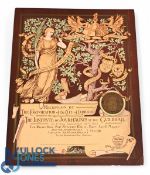 Guildhall, City of London Invitation 1893. A very attractive Arts & Craft style invitation to attend