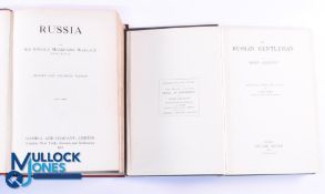 Russia Books (2) Russia by D Mackenzie Wallace 1877 - An extensive 630 page book with fold out