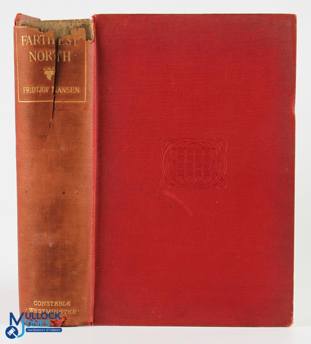 Various Books (3) features Farthest North by Dr Fridtjof Nansen 1900 - sub titled "Being the - Image 6 of 8