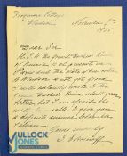 1935 Frogmere Cottage Windsor Letter, it refers to The Grand Duchess Xenia of Russia who was