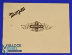 Automotive - Morgan 1950s Sales Catalogue - fine 8 page brochure illustrating, detailing with