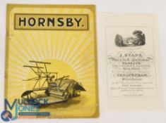 Agricultural & Gardening - Richard Hornsby & Sons Ltd, Grantham Sales Catalogue c1910 - 12 page