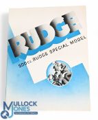 Rudge; 500cc Special Model 1937. A 4 page brochure with two photographs of the model priced at £63/