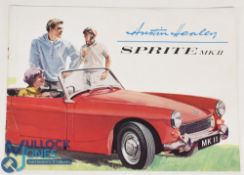 Automotive - Austin Healey Sprite 1959 Sales Catalogue - An impressive fold out brochure with 7