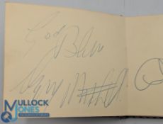 Period Small Autograph book to include signatures of Hugh Green, Guy Mitchell, Roger Shaw with