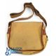 Hardy Alnwick "The Brook" canvas and leather shoulder bag, 11" x 10" x 3", one large pocket with - Image 2 of 3