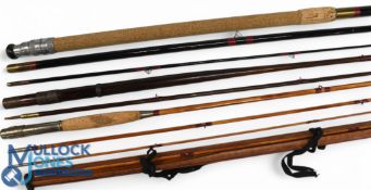 Accles & Pollock Apollo tubular steel float rod, 13ft 4pc incl handle, 26