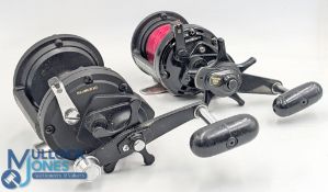 2x Shimano Sea fishing multiplier reels, Triton Speedmater 6.1 super high speed, free spool, star