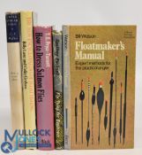 Five Hardback Fishing Books to include Float Maker's Manual 1978 Bill Watson, Fly Tying for
