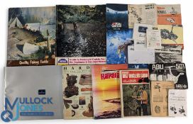 Fishing Catalogues and Reel Instruction Books, with a Hardy Tackle Guide C1980, Allcocks 1967