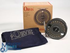 Orvis USA Made in England Battenkill 5/6 disc alloy trout fly reel, 3