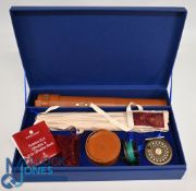 Hardy Bros The Compleat Angler Set - Golden JLH Ultralite #5 Reel and De Luxe Smuggler Classic 8ft 2