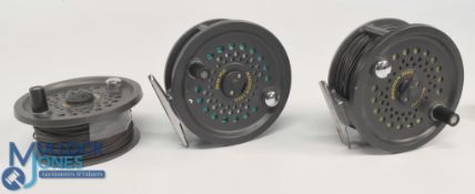 BFR Leeda Magnum 200D disc drag alloy salmon reel with spare spool, 4