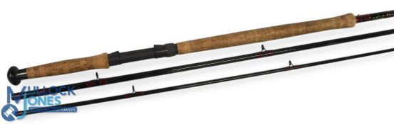 Daiwa made in Scotland Four Seasons carbon salmon fly rod 15ft 3pc line 9/11#, 27
