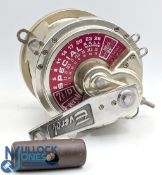 Everol, Italy Graveglia 7 ½ /0 lever drag, backplate tension adjuster, in good used condition,