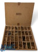 Wooden Retail Display Box full of trout dry flies
