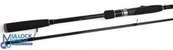 A fine HTO Nebula HSN 27M carbon spinning rod, 2.7m 2pc 7-35 GCW ex-fast, twin composite handles