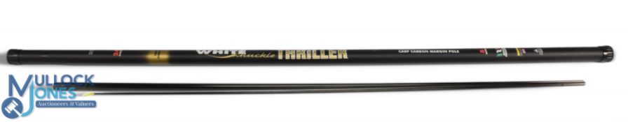 Middy White Knuckle Thriller CX Series 8m margin pole with two top fits 8-10 yellow / 18-20 blue.