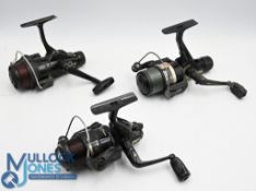 Three Daiwa vintage spinning reels, Regal - S 25603T, Team Daiwa 1350 DM and J 1350M. All a/f. (3)